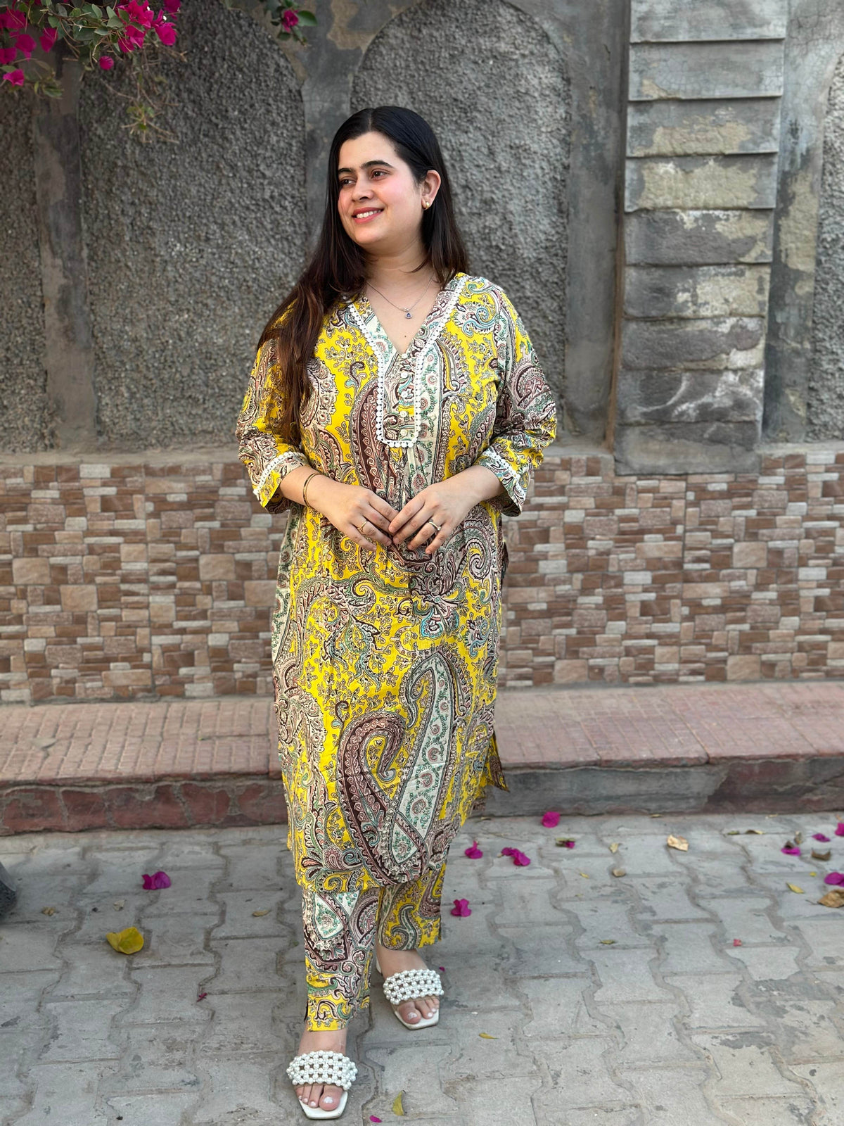 Cotton kalamkari kurta set for women