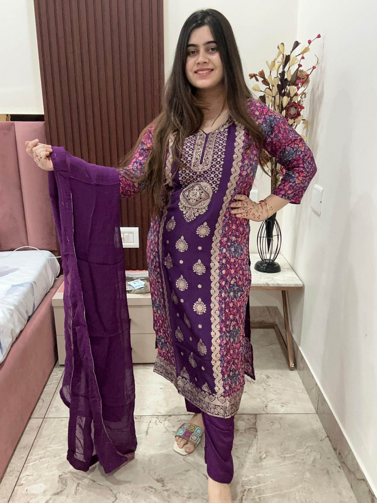 Banarasi Silk Suit For Women