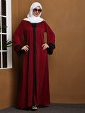 Maroon Aura Abaya