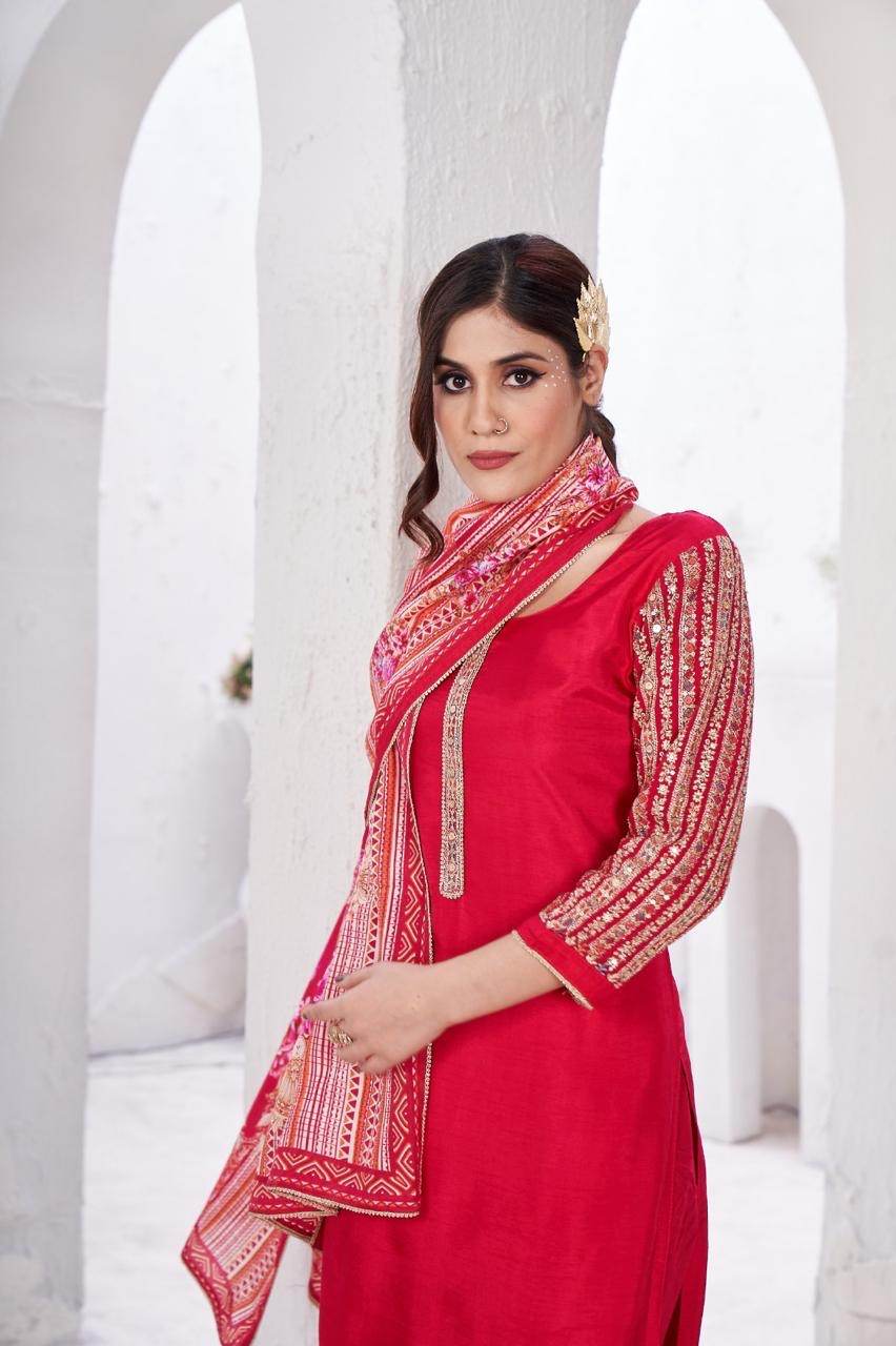 Maharani Crepe Suit