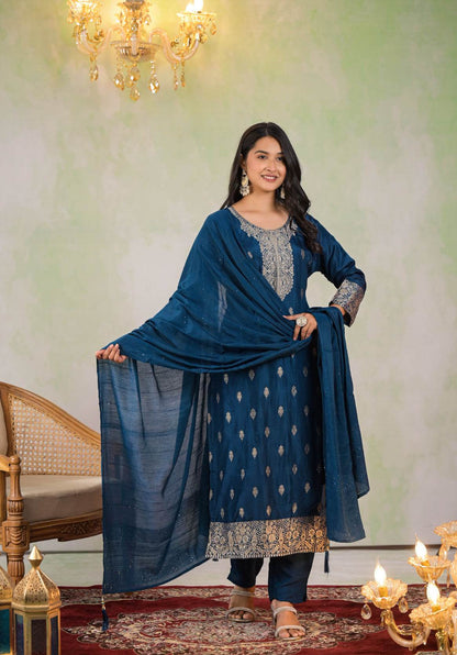 Banarasi Silk Suit Set for Women