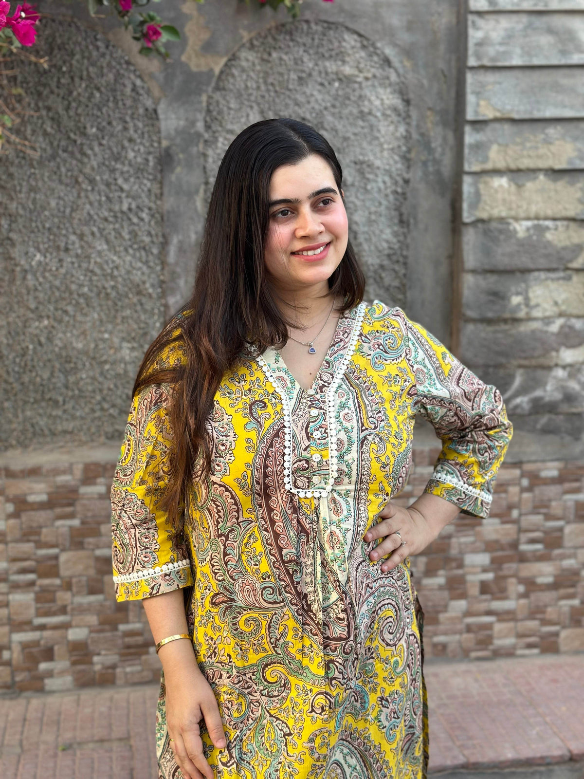 Cotton kalamkari kurta set for women