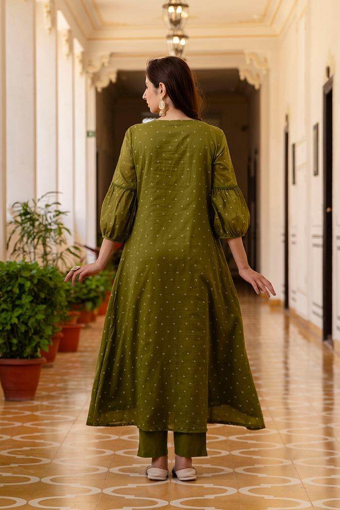 Premium Cotton Suit For Women Mul Peacock