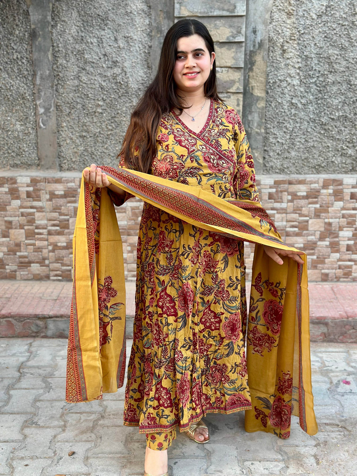 Premium Cotton Anarkali Suit For Women