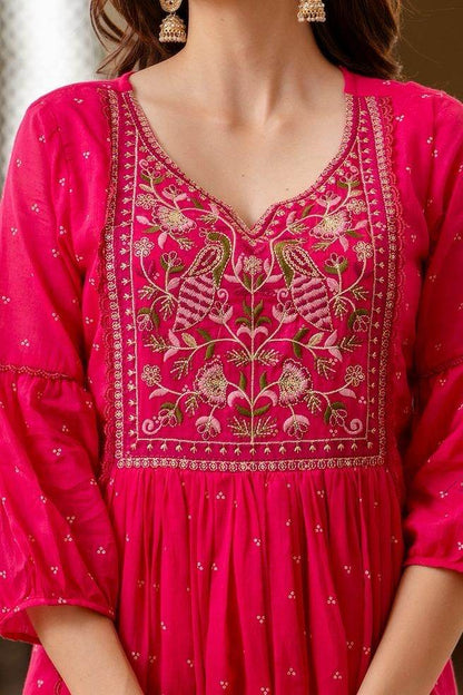 Premium Cotton Suit For Women Mul Peacock