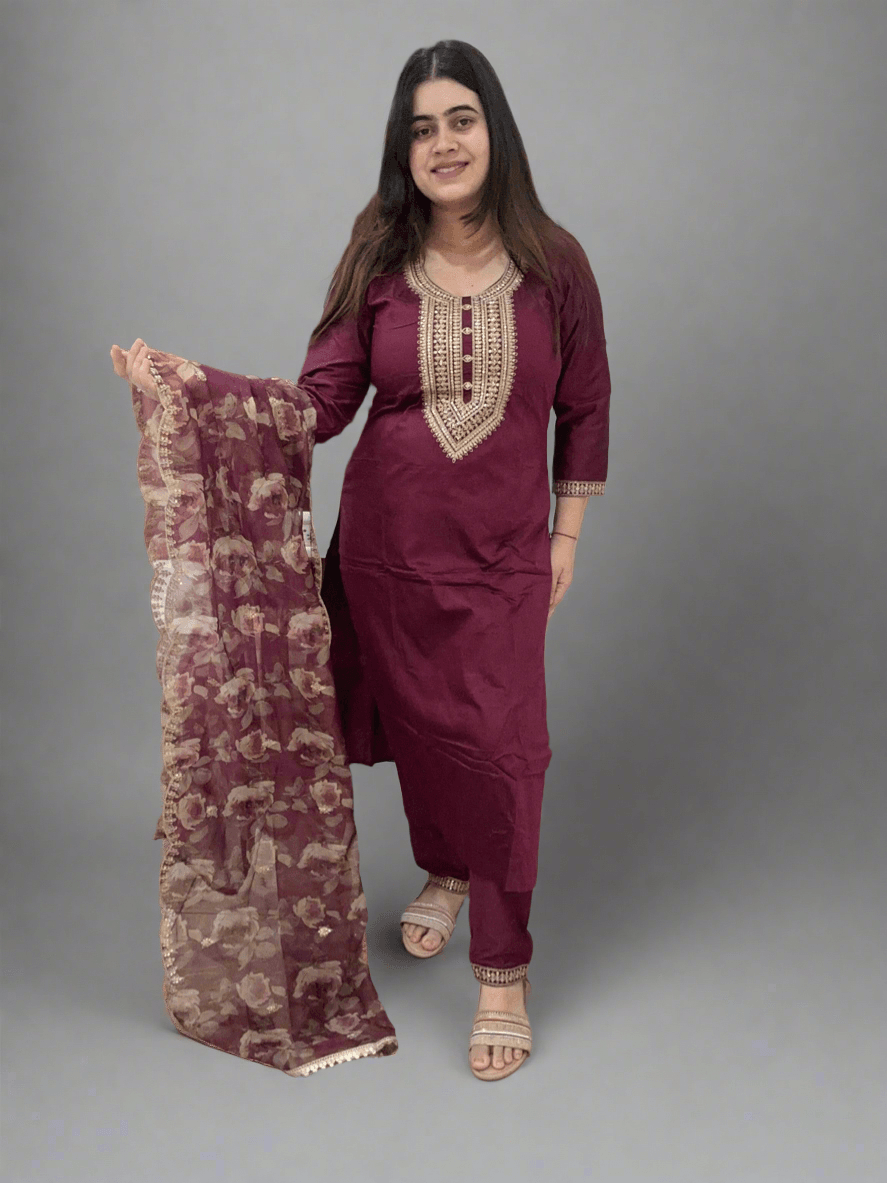 Silk Suit Set
