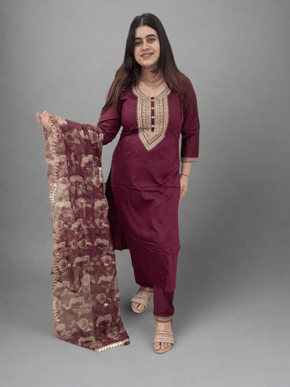 Silk Suit Set