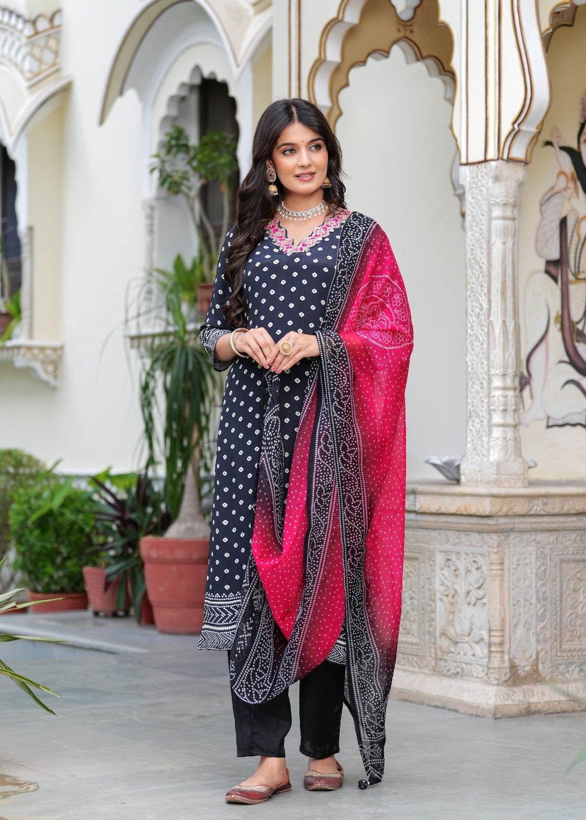 Soft Crepe Silk Suit For Women