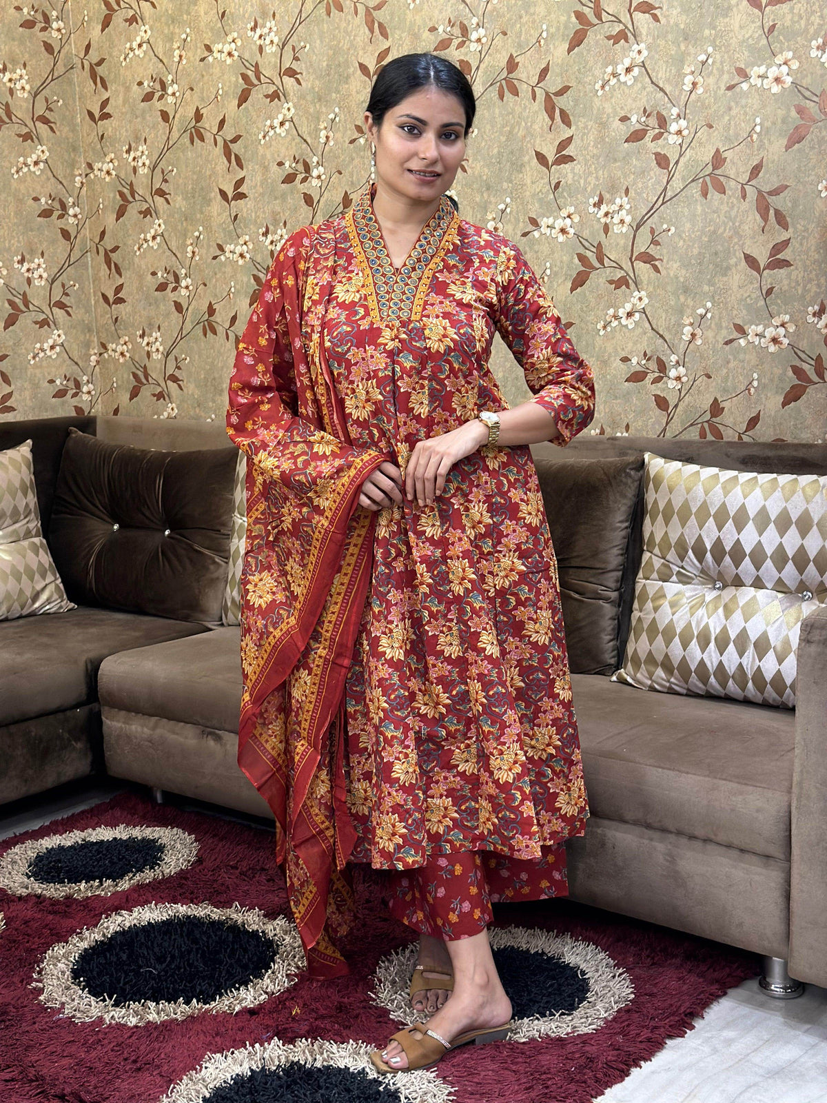 Bagru Print Cotton Suit