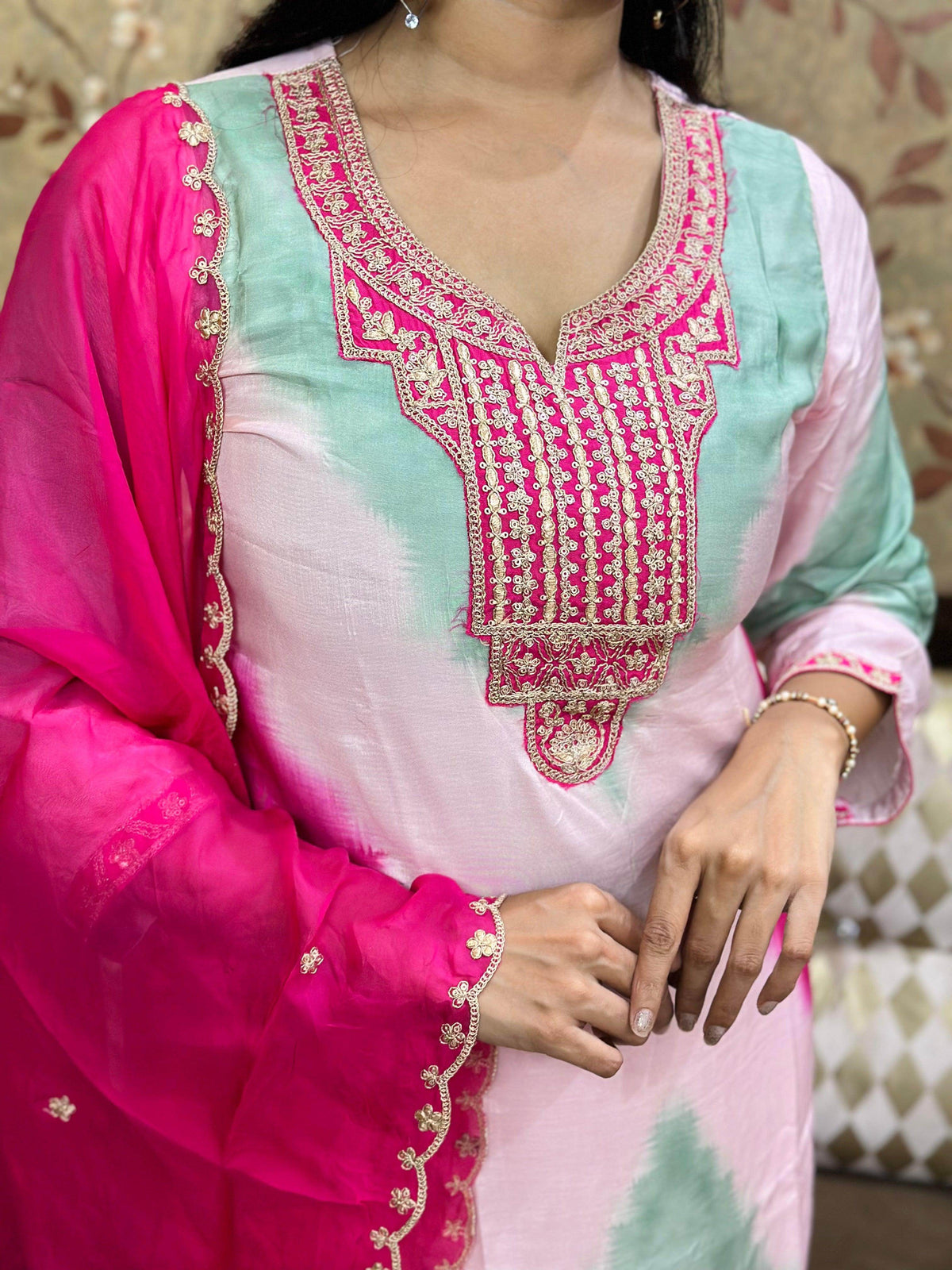 Pure Viscose Soft Silk Suit