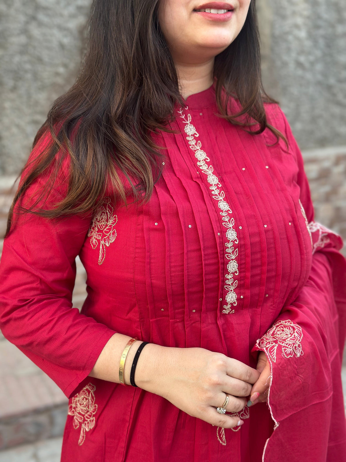 Premium Cotton kurta set for women with dupatta
