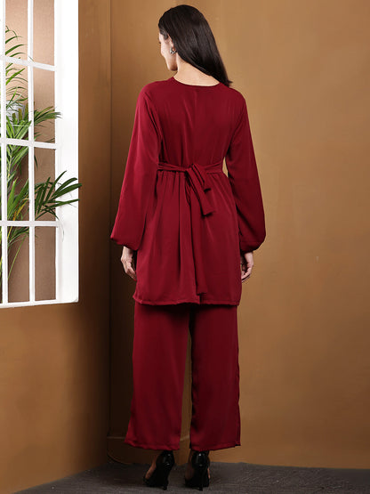 Crimson Grace Co-Ord Set