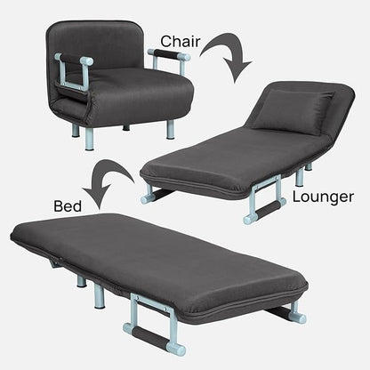 Multifunctional Foldable Sofa Cum Bed multicolor