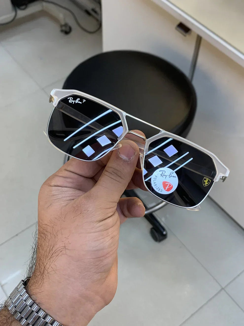 Ray Ban Fancy Sunglass For Daily Causal Evergreen UV Protected For Unisex