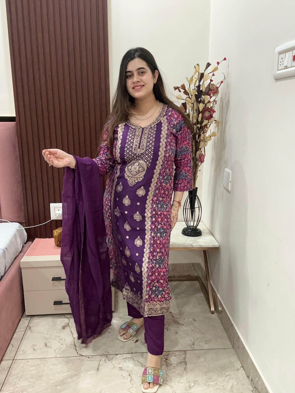 Banarasi Silk Suit For Women