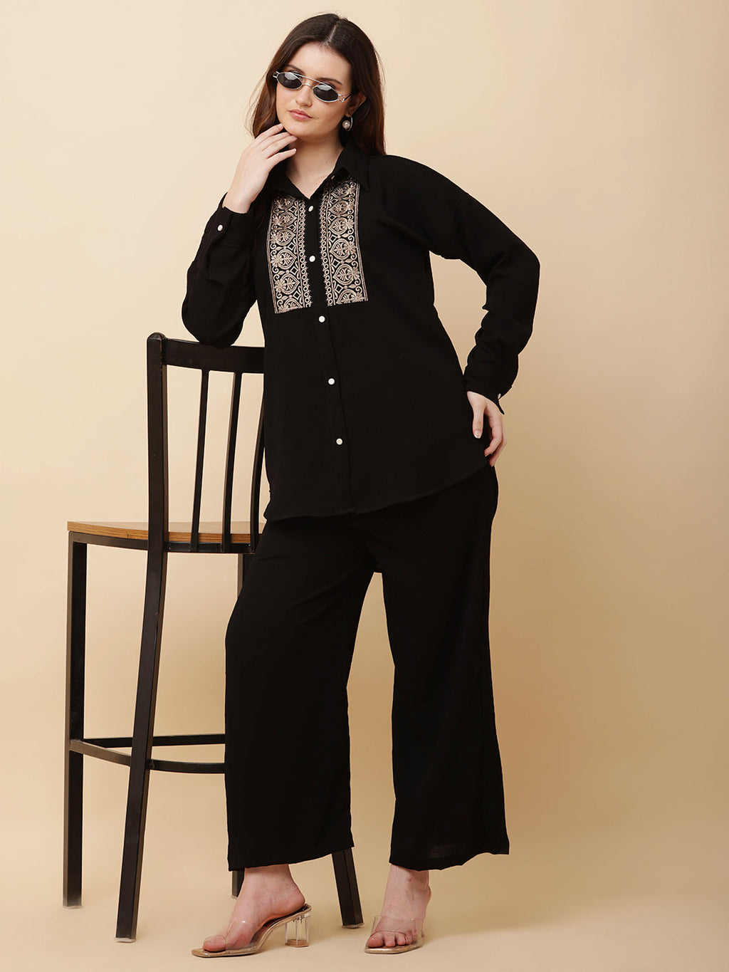 Amara Embroidered Co-Ord Set