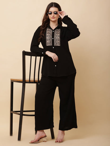 Amara Embroidered Co-Ord Set