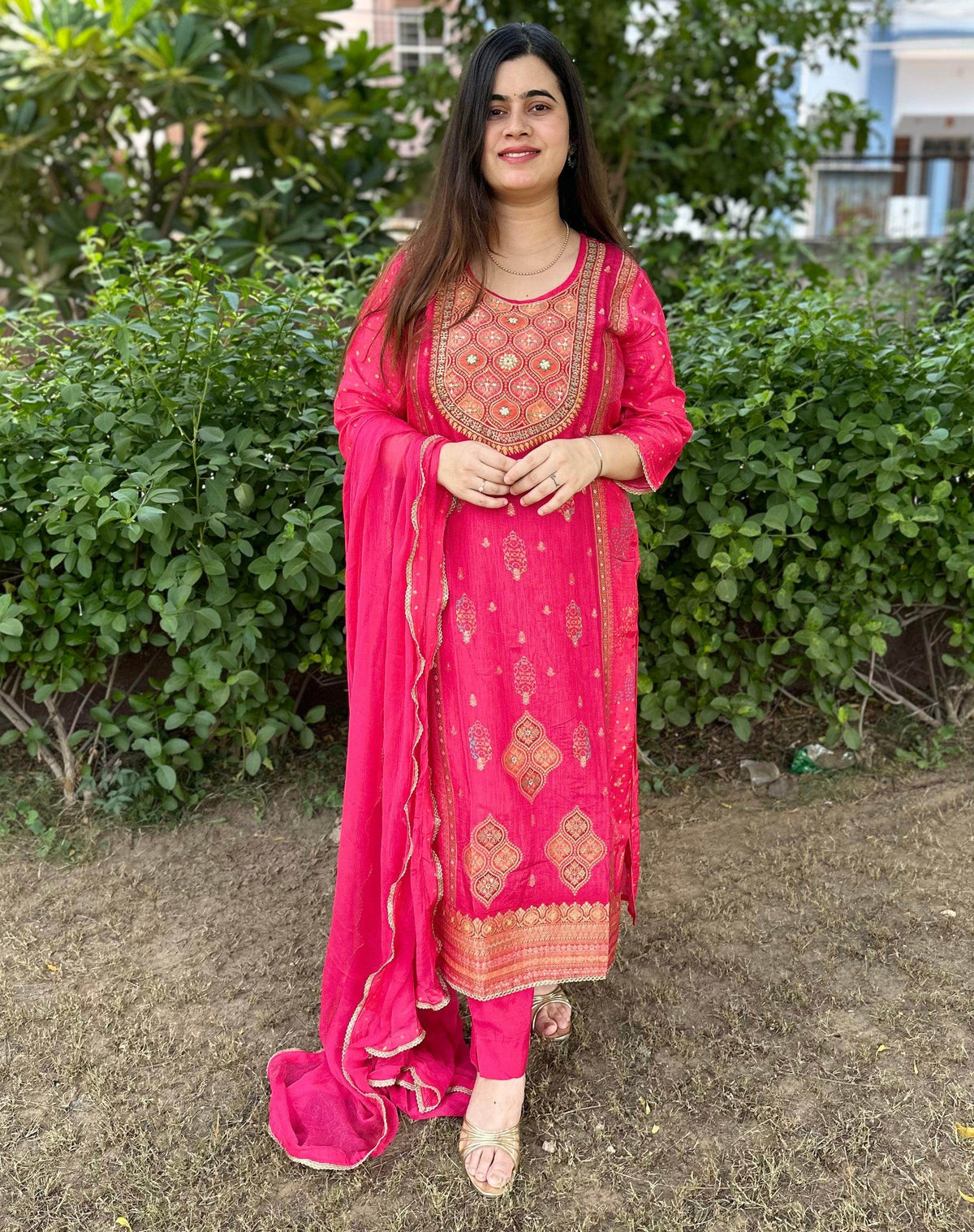Banarsi Silk Suit For Women