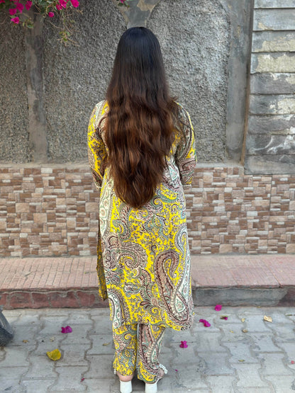 Cotton kalamkari kurta set for women
