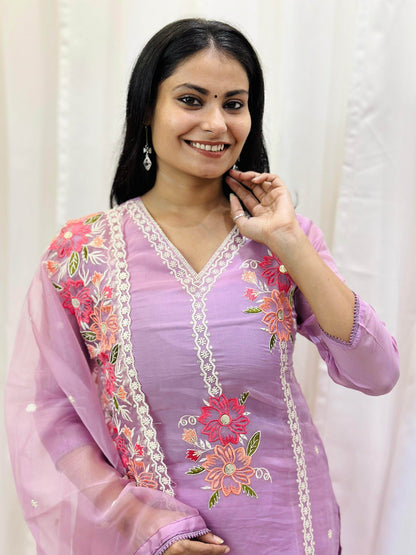 Organza Suit Set For Women