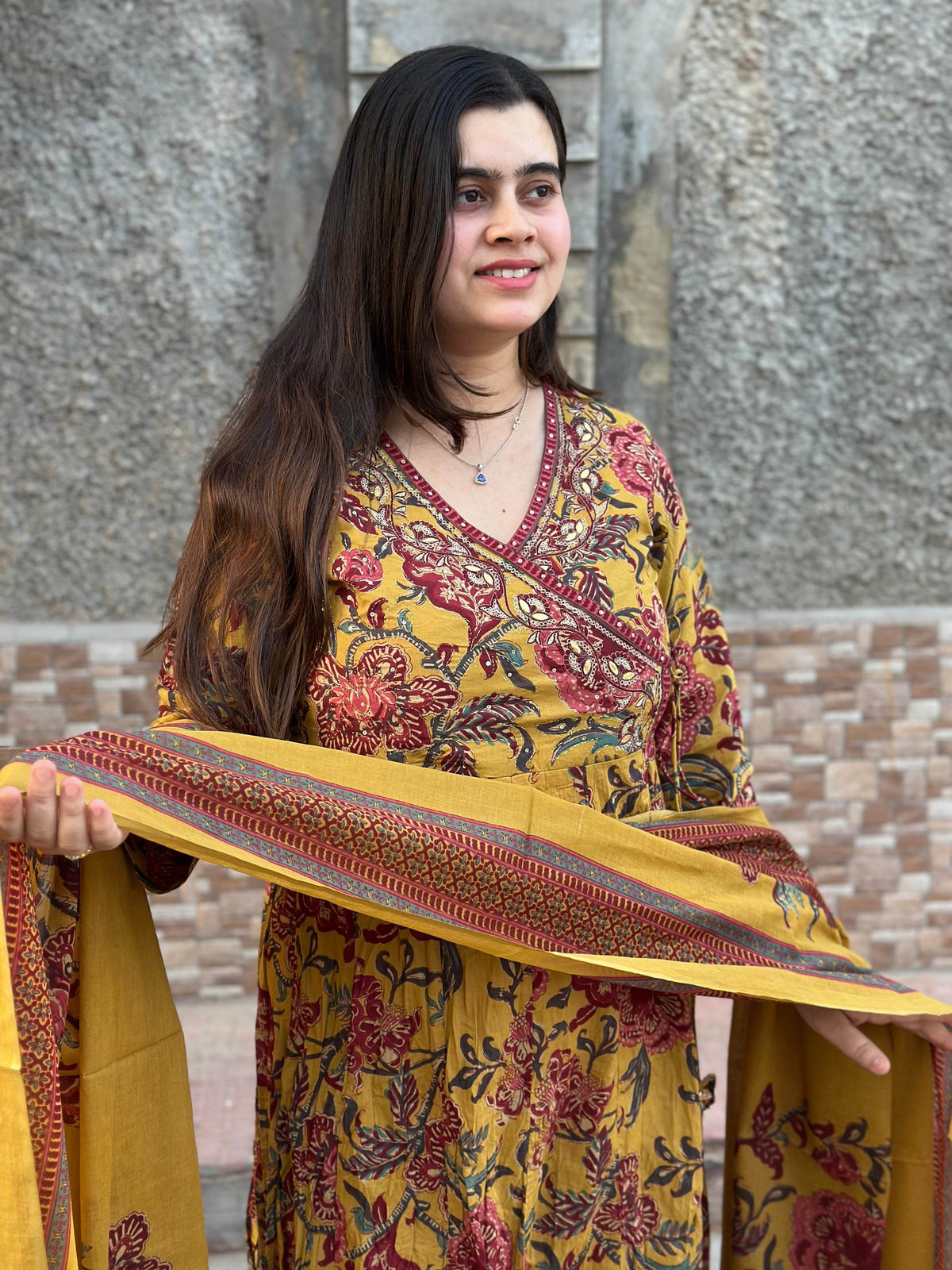 Premium Cotton Anarkali Suit For Women