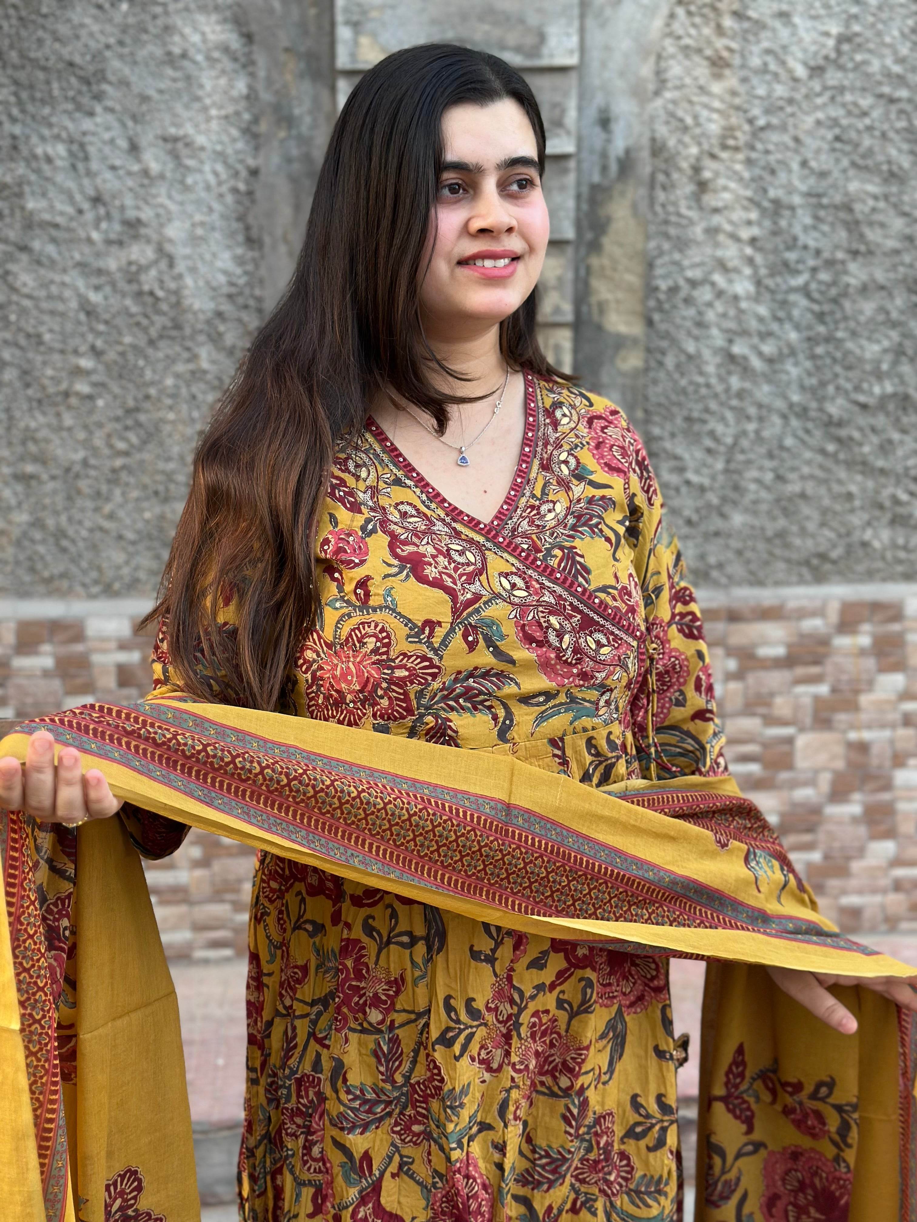 Premium Cotton Anarkali Suit For Women
