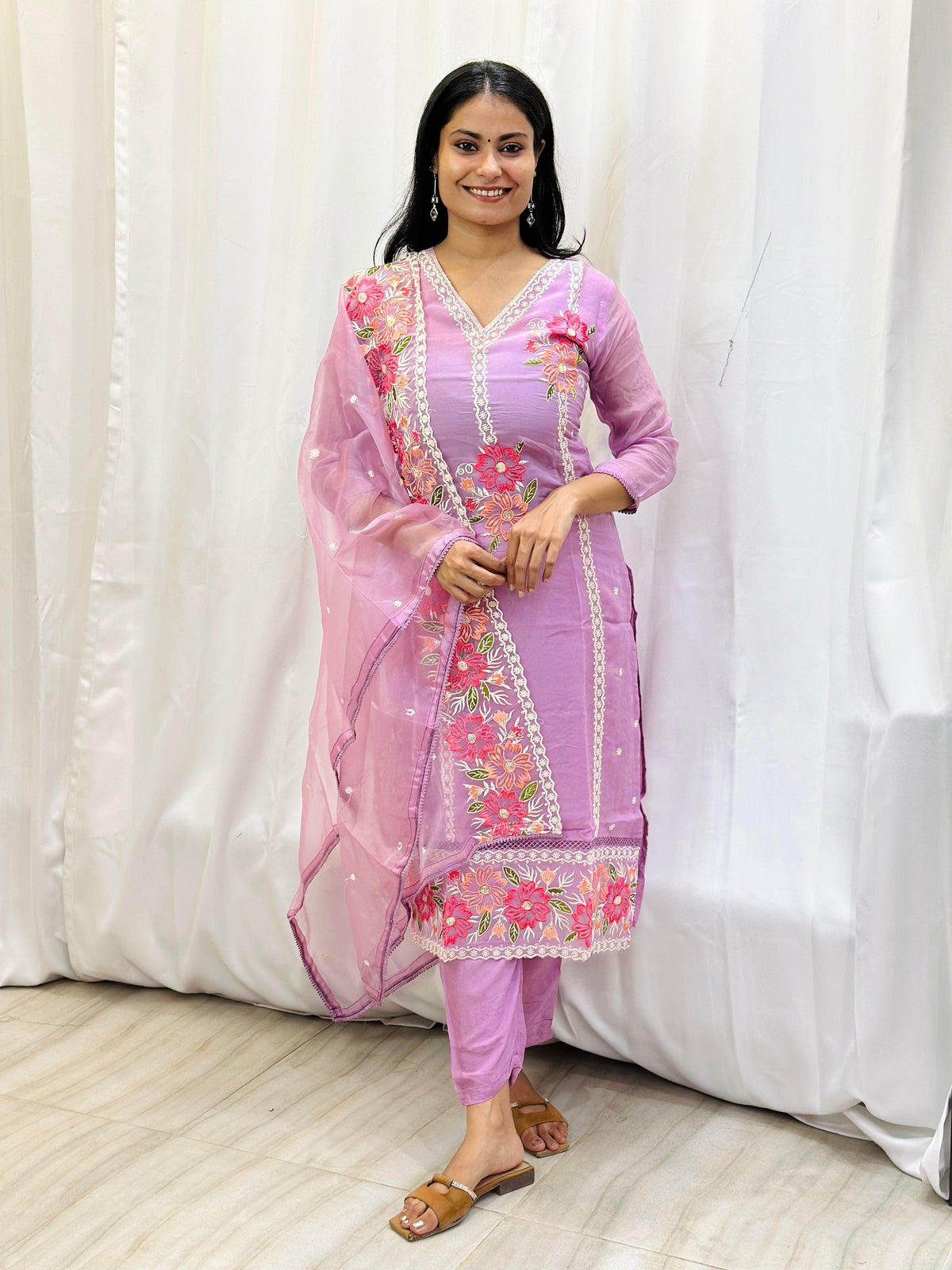 Organza Suit Set For Women