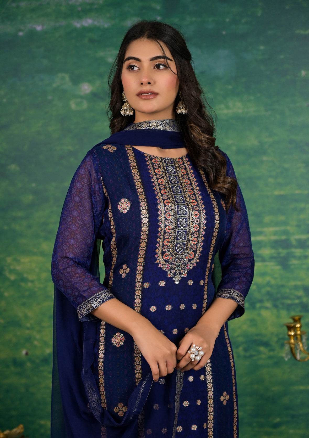 Banarasi Silk Suit Set for Women