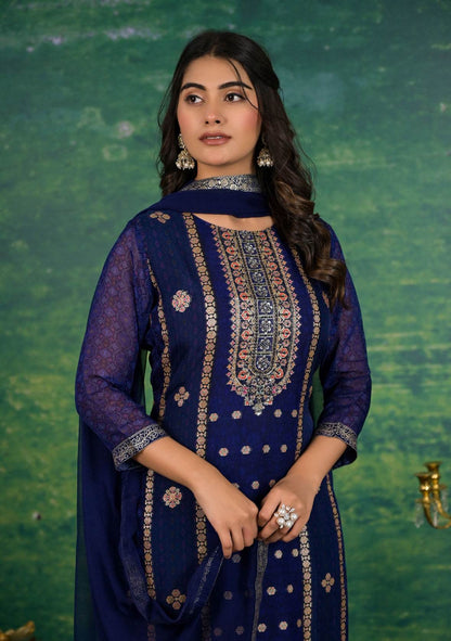 Banarasi Silk Suit Set for Women