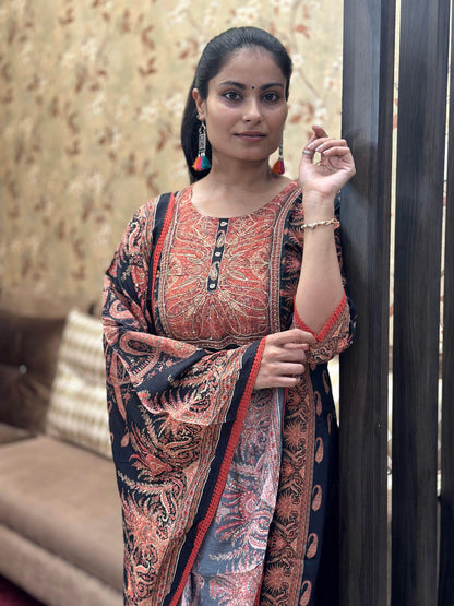 Pure Viscose Soft Silk Suit