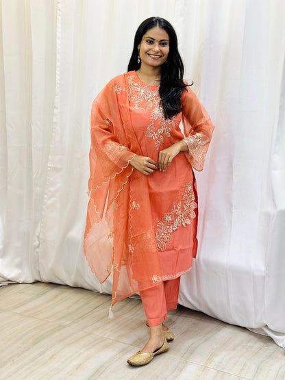 Organza Suit Set For Women