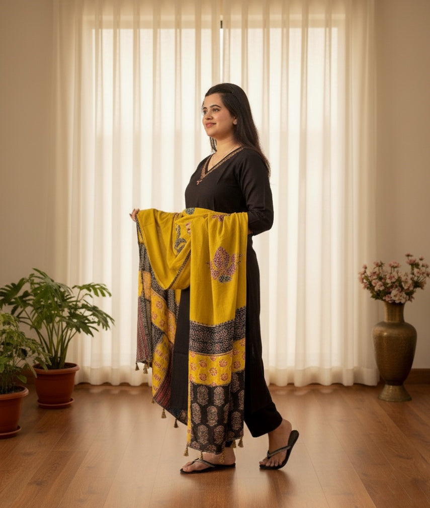 Cotton Suit BLK47