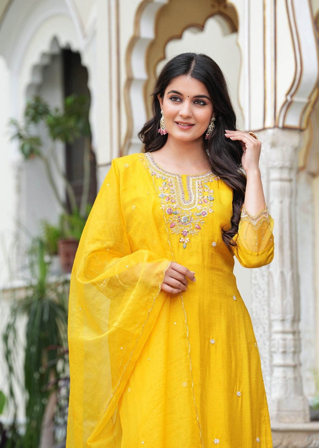 Plus size Dola silk suit