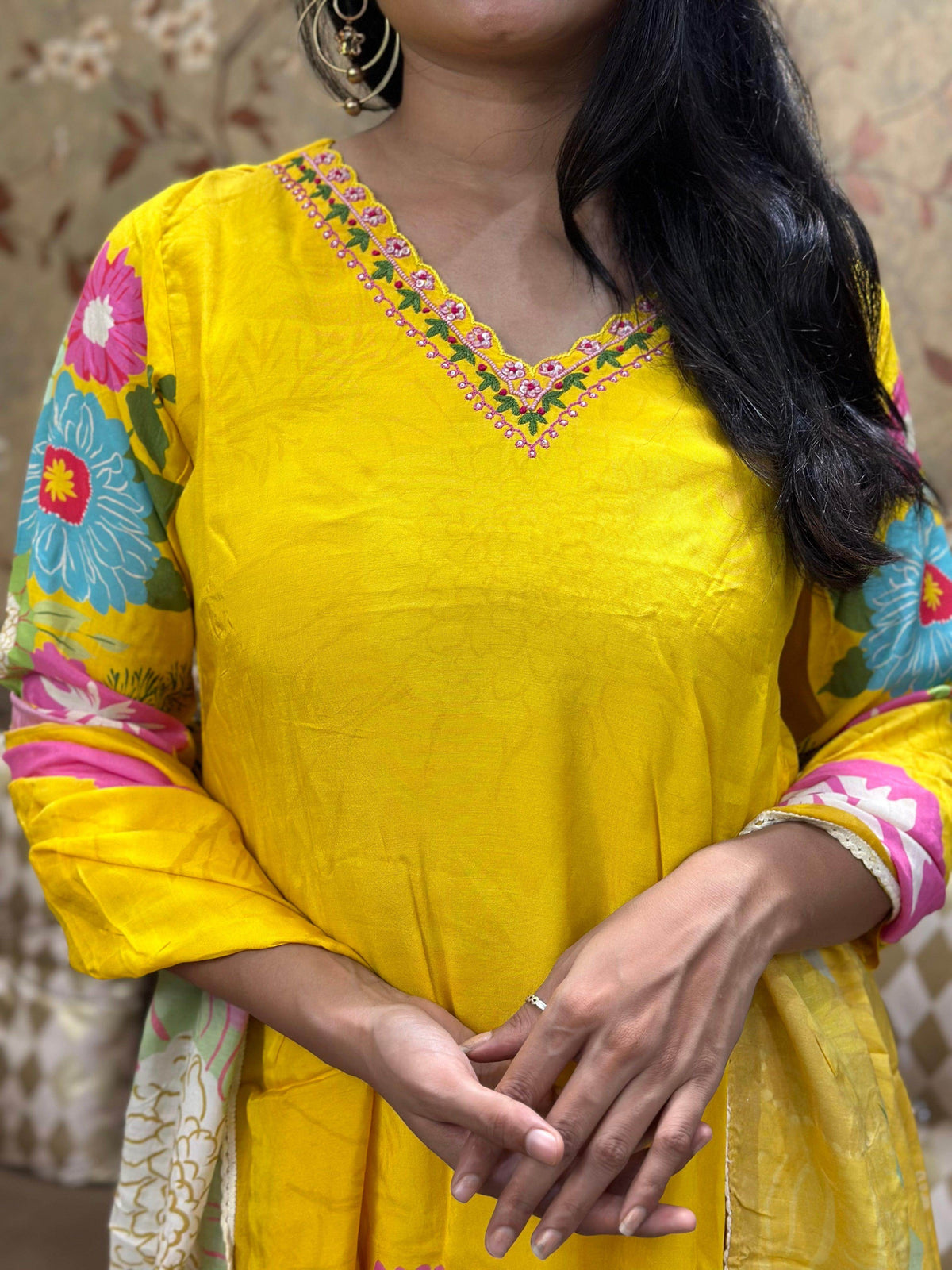 Modal Silk Suit Set
