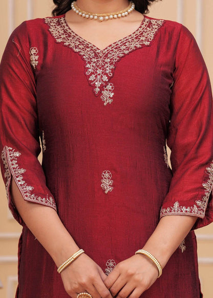 Maharani Dola Silk Suit