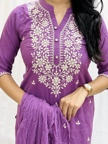 Premium Cotton Suit For Women PUR