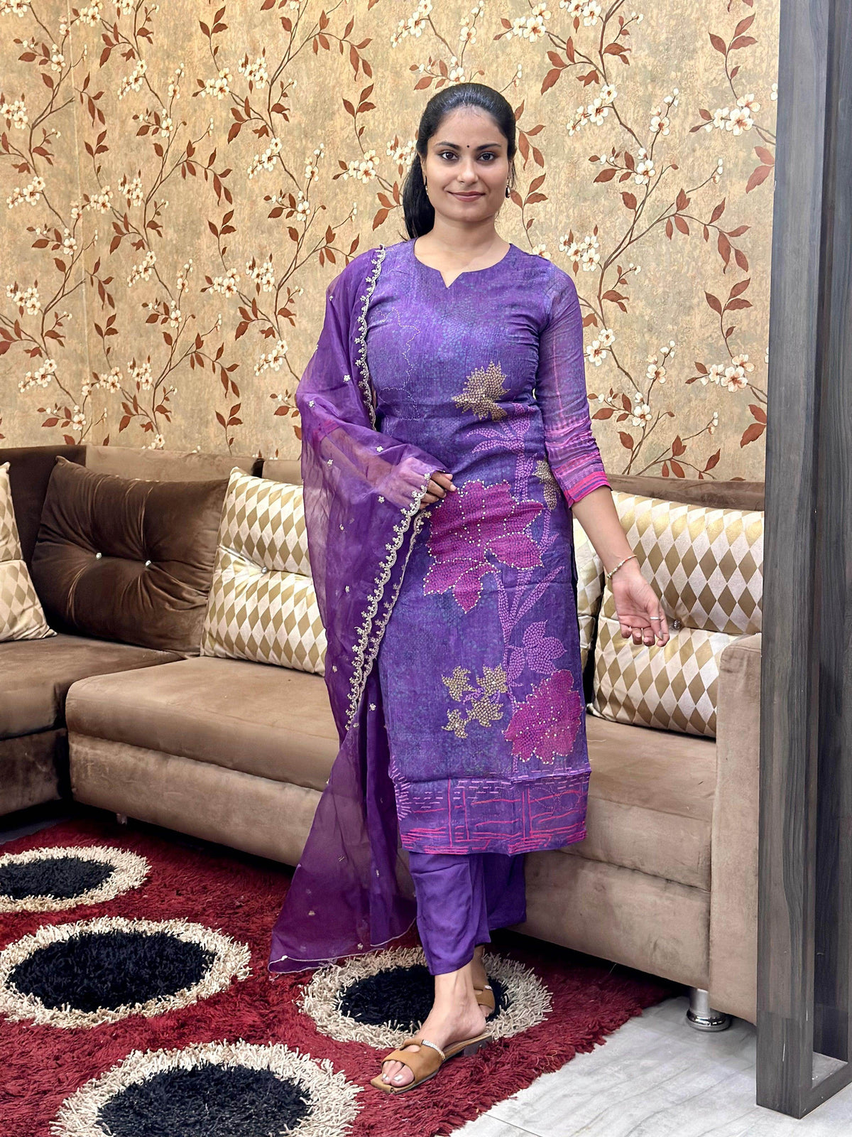 soft organza suit set
