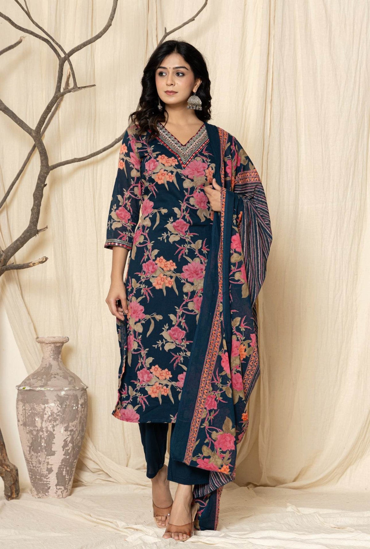 Plus size Cotton suit