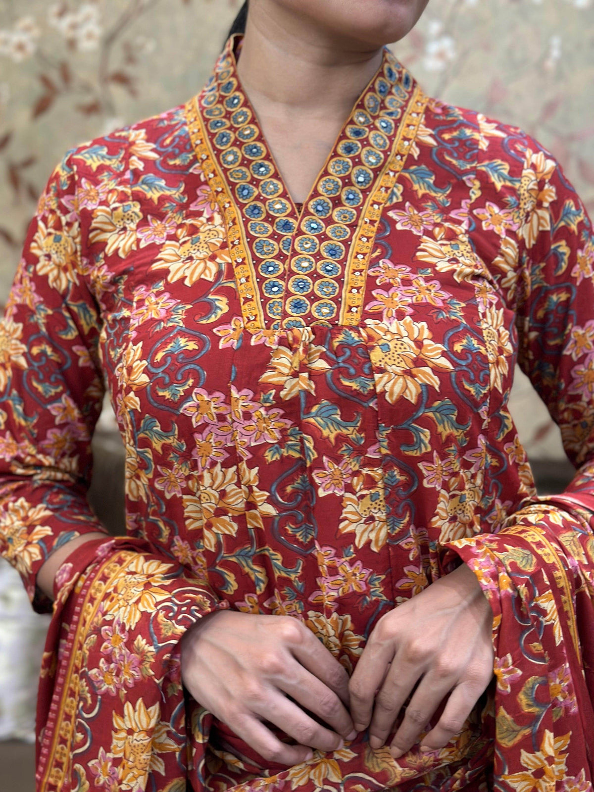 Bagru Print Cotton Suit