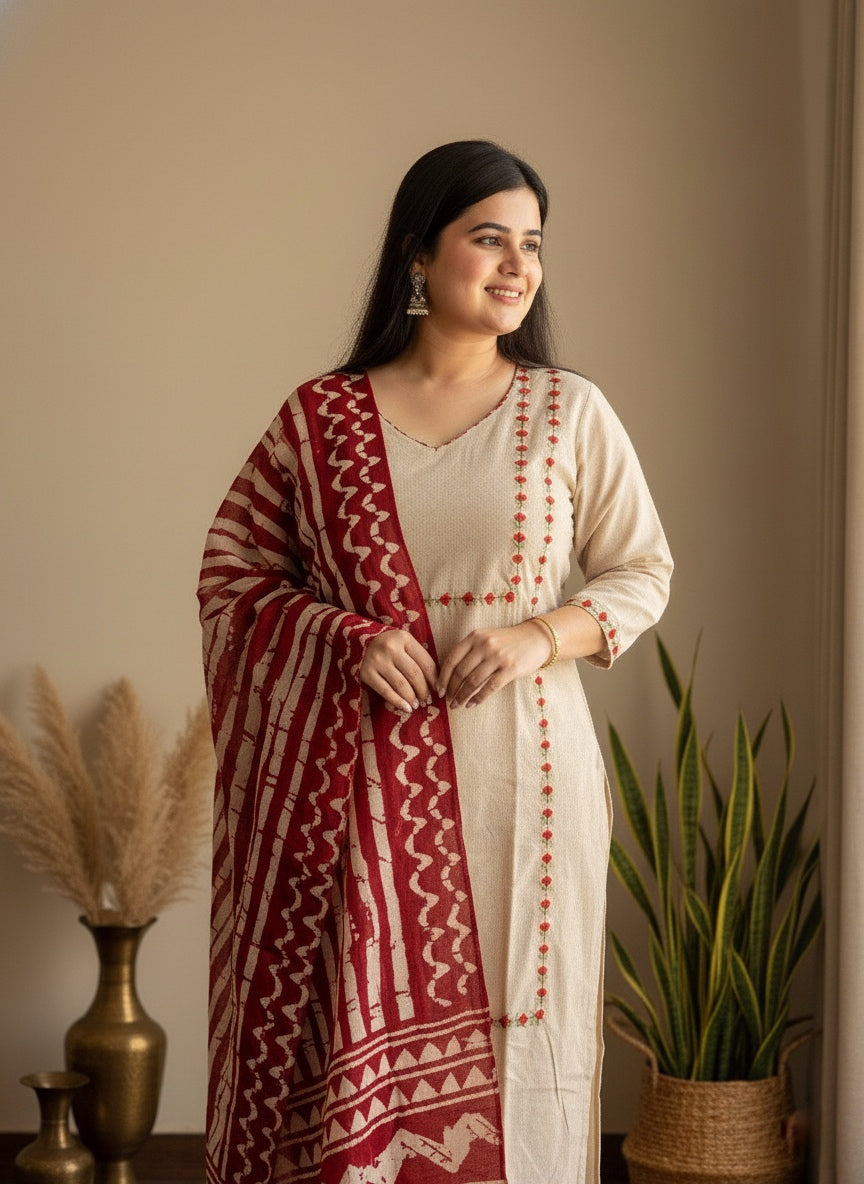 cotton suit set