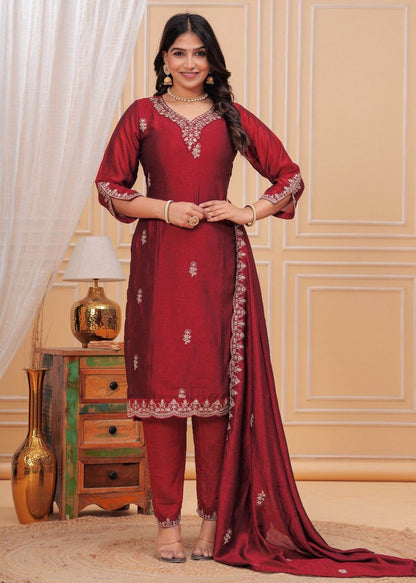 Maharani Dola Silk Suit