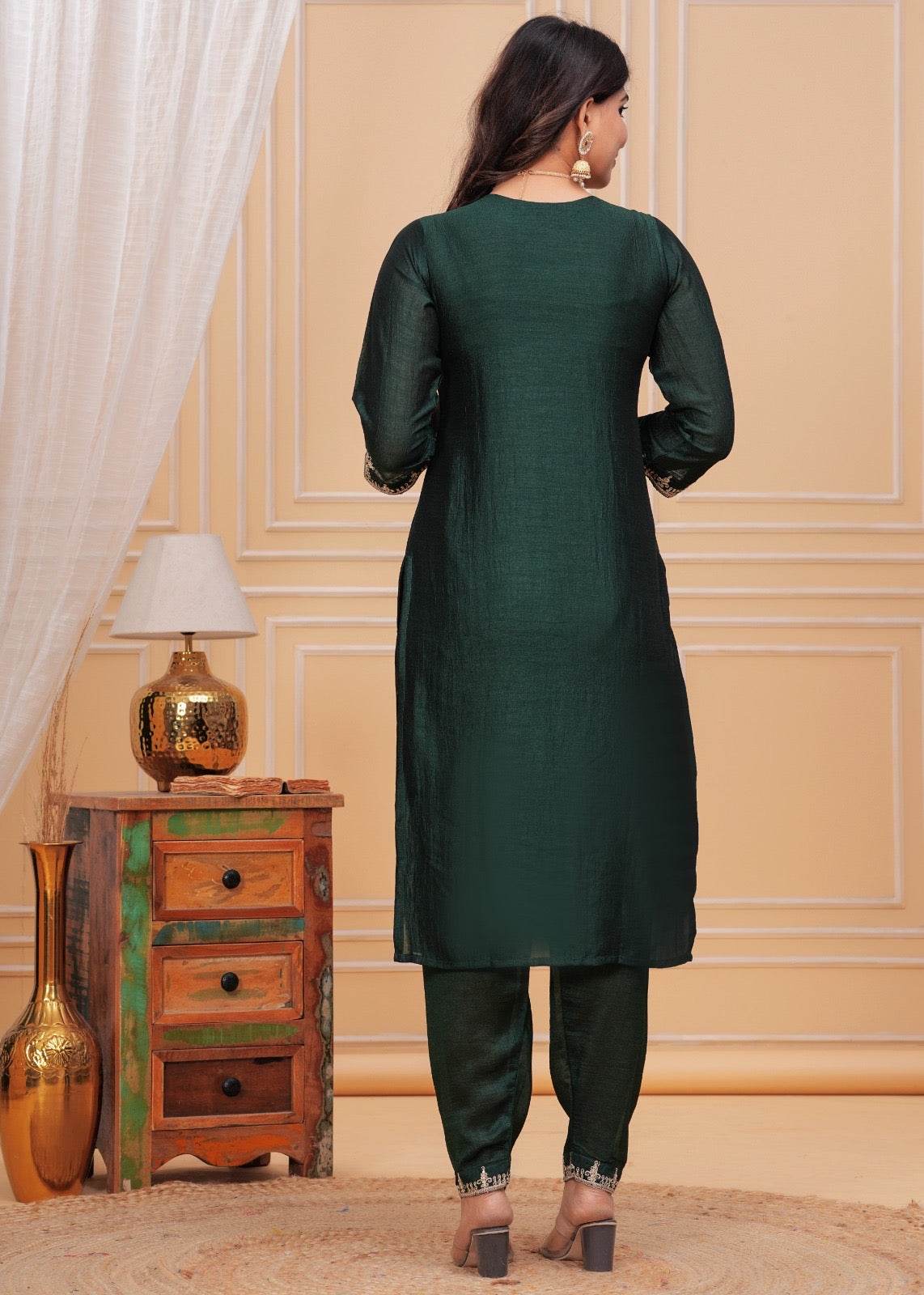 Maharani Dola Silk Suit