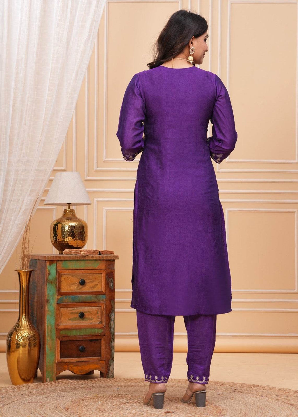 Maharani Dola Silk Suit