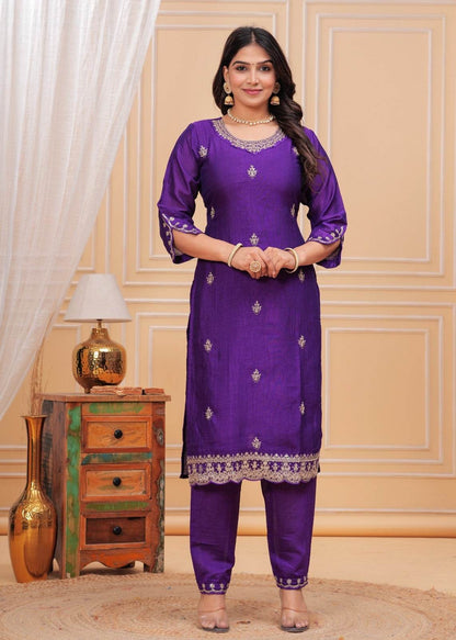 Maharani Dola Silk Suit
