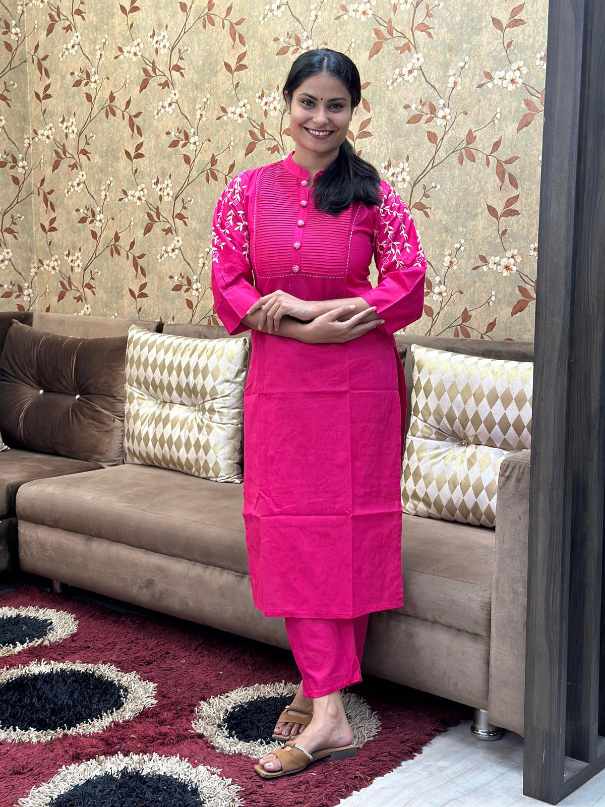 Premium Cotton Kurta Set For Women