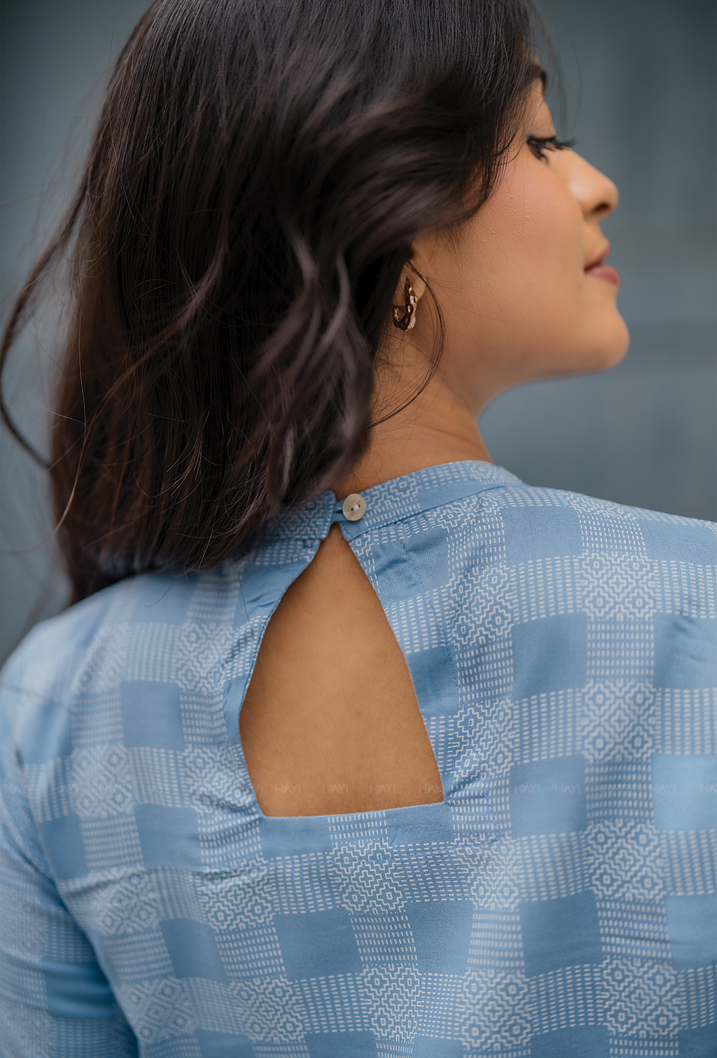 Untamed Blue with Nomadic Spirit printed Viscose Co-ords