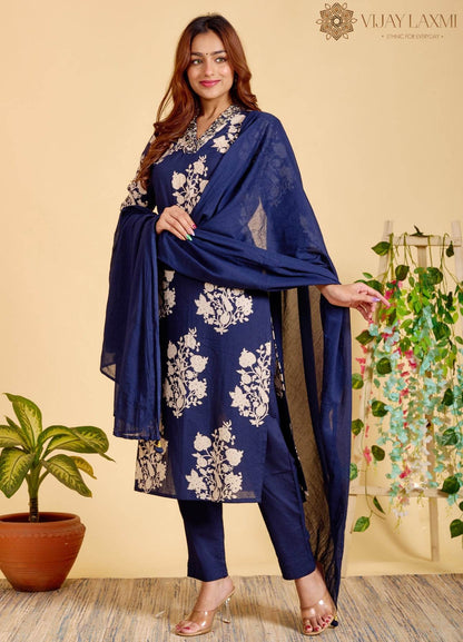 Premium Printed Cotton Suit For Women NI