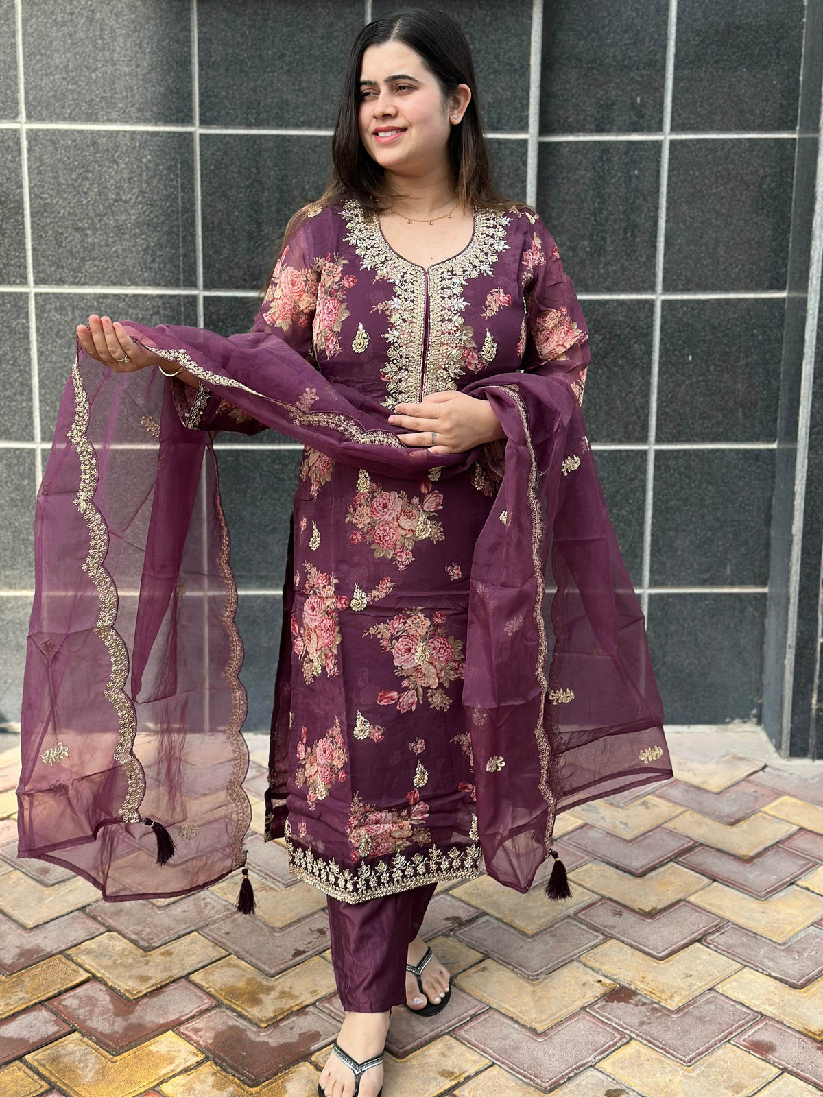 Soft Chanderi Silk Suit For Women