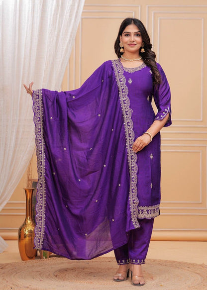 Maharani Dola Silk Suit