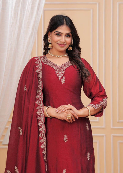 Maharani Dola Silk Suit